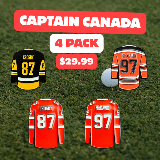 Captain Canada 4 Pack Ball Markers