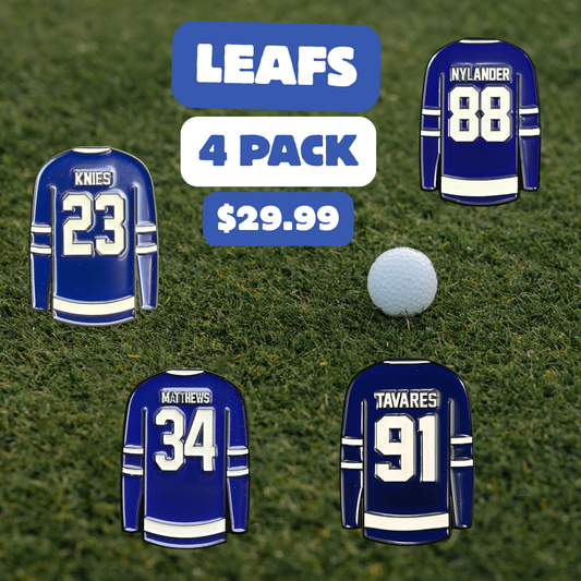 Leafs 4 Pack Ball Markers