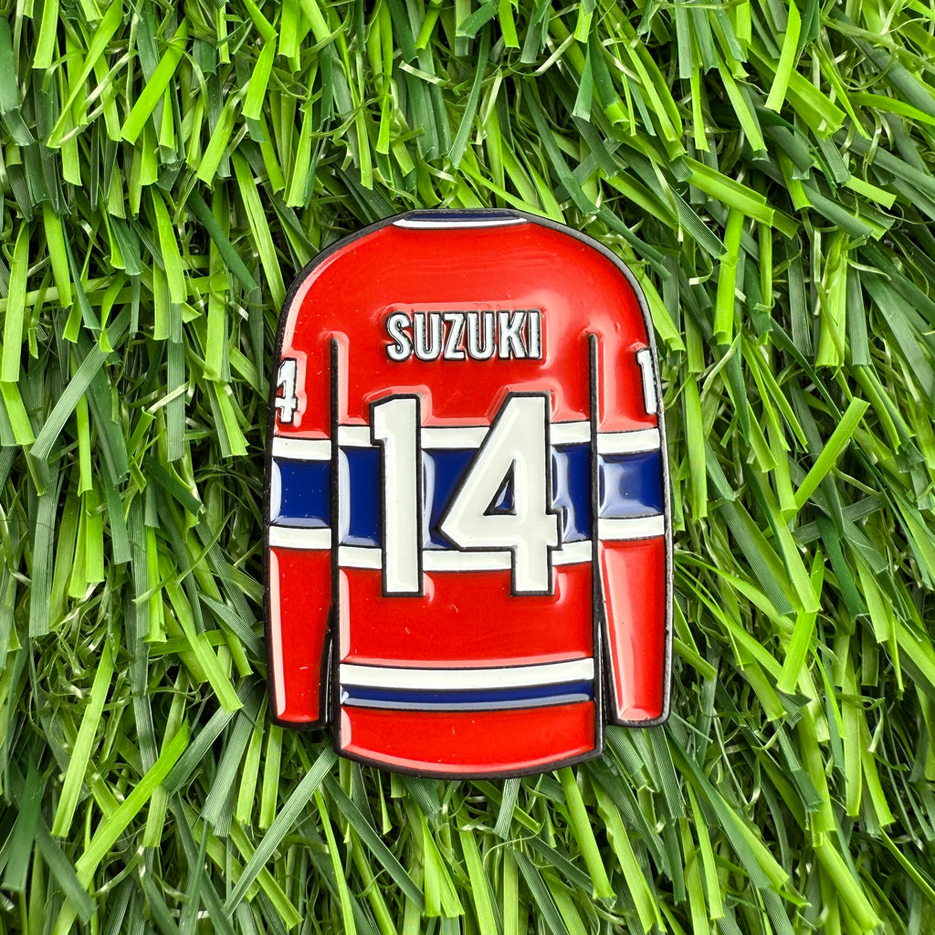 Nick Suzuki Golf Marker