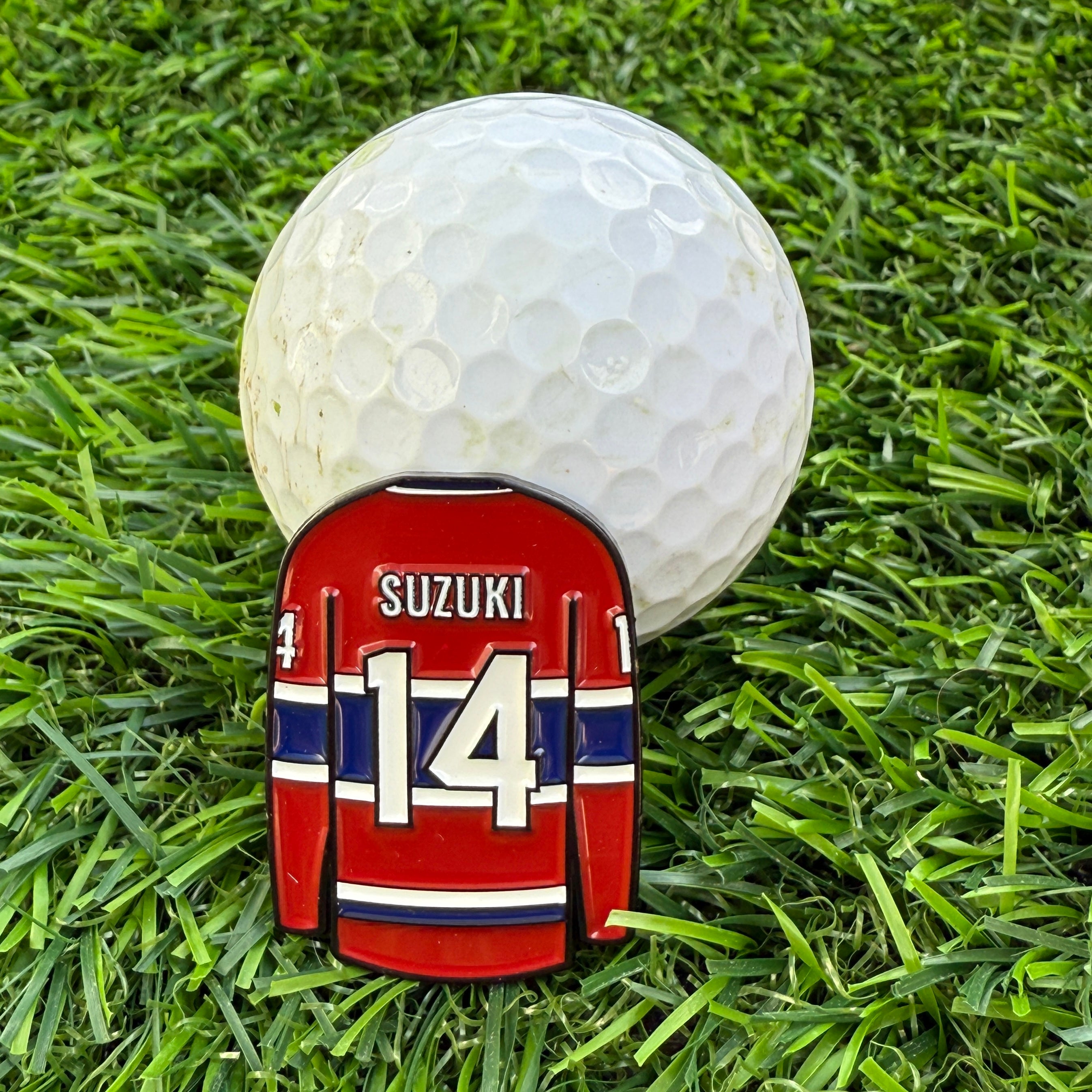 Nick Suzuki Golf Marker
