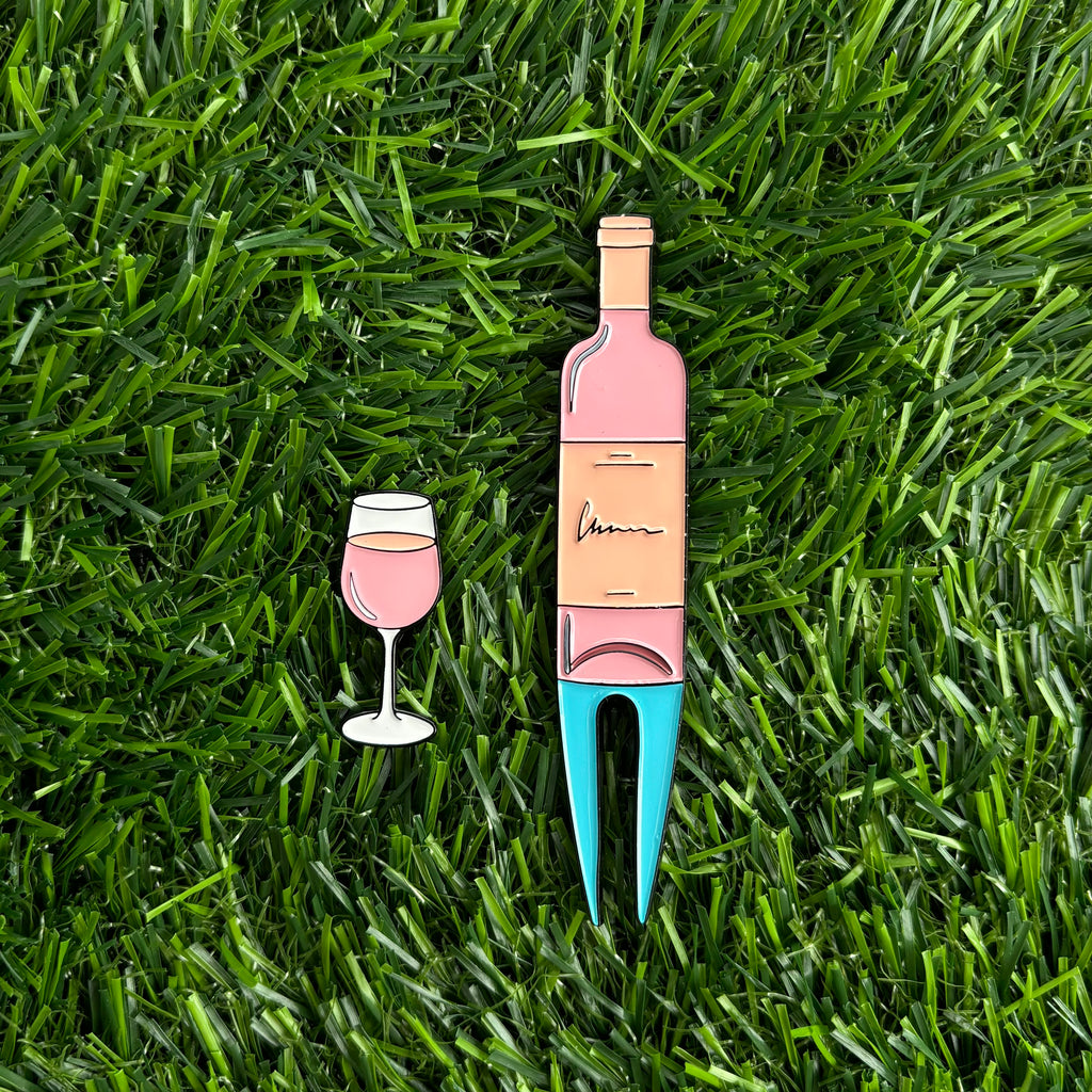 Golf marker and divot tool package featuring high-quality, stylish designs. Includes a durable golf ball marker and an essential divot repair tool, perfect for any golfer's kit.