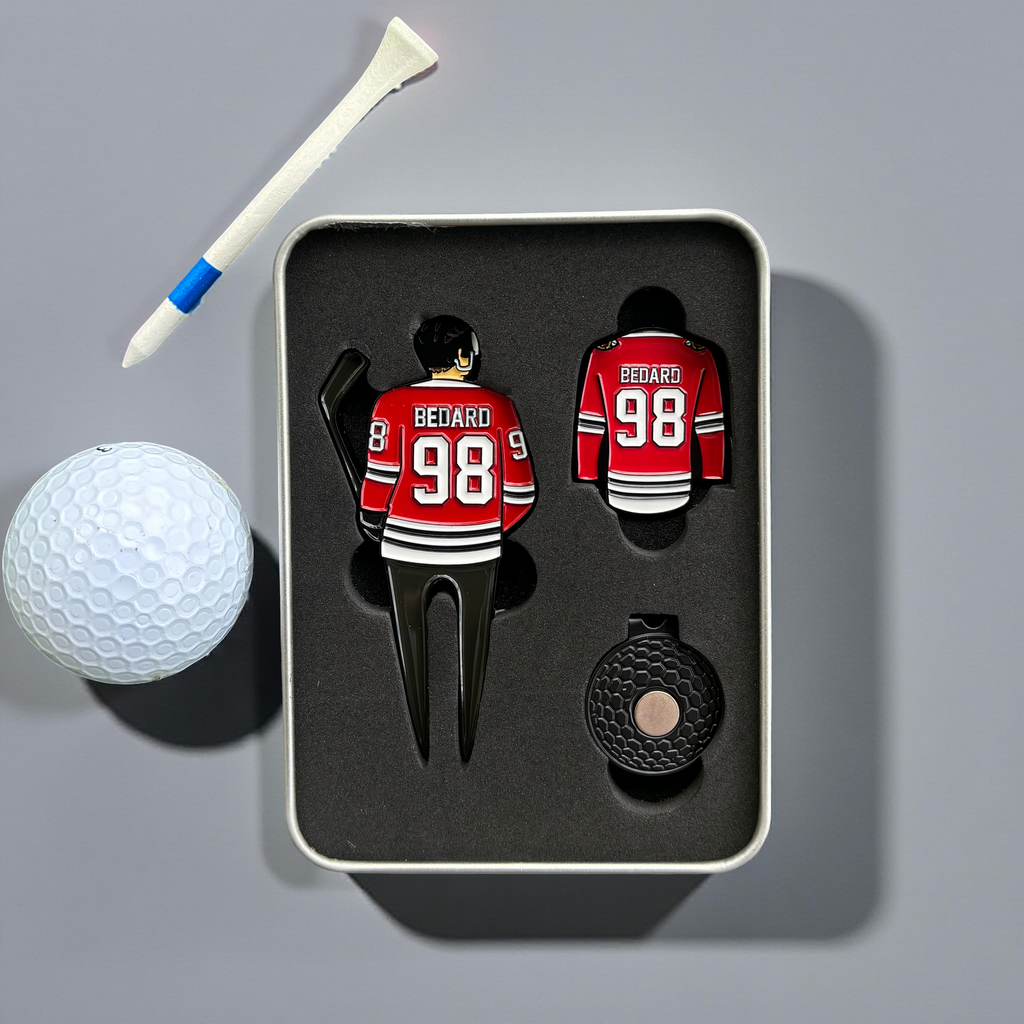 Connor Bedard Golf Divot Tool Package