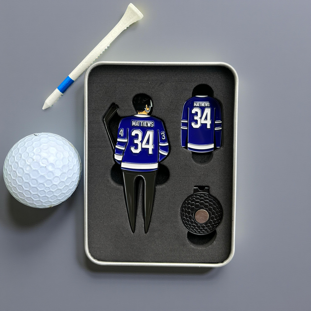 Auston Matthews Golf Divot Tool Package