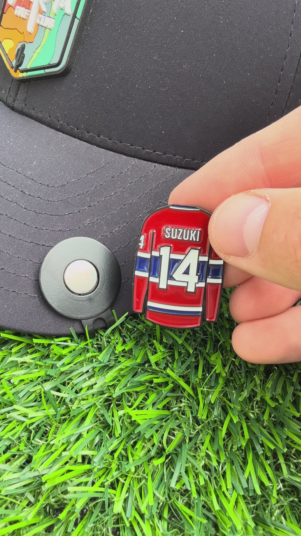Nick Suzuki Golf Marker