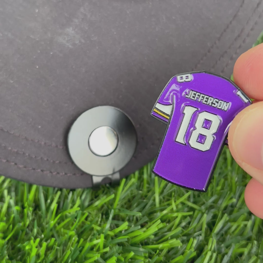 Justin Jefferson Golf Ball Marker