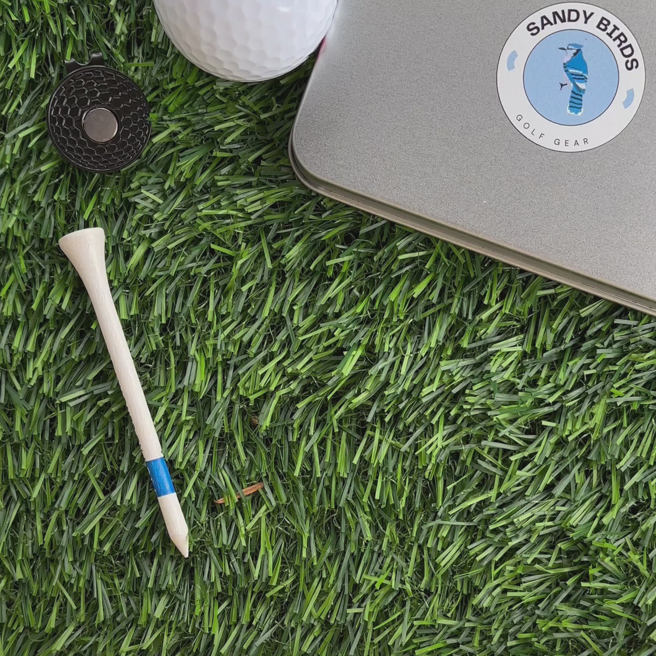 Wine & Golf Divot Tool/Ball Marker Pack (Pink Label) | Gift for Golf Lovers